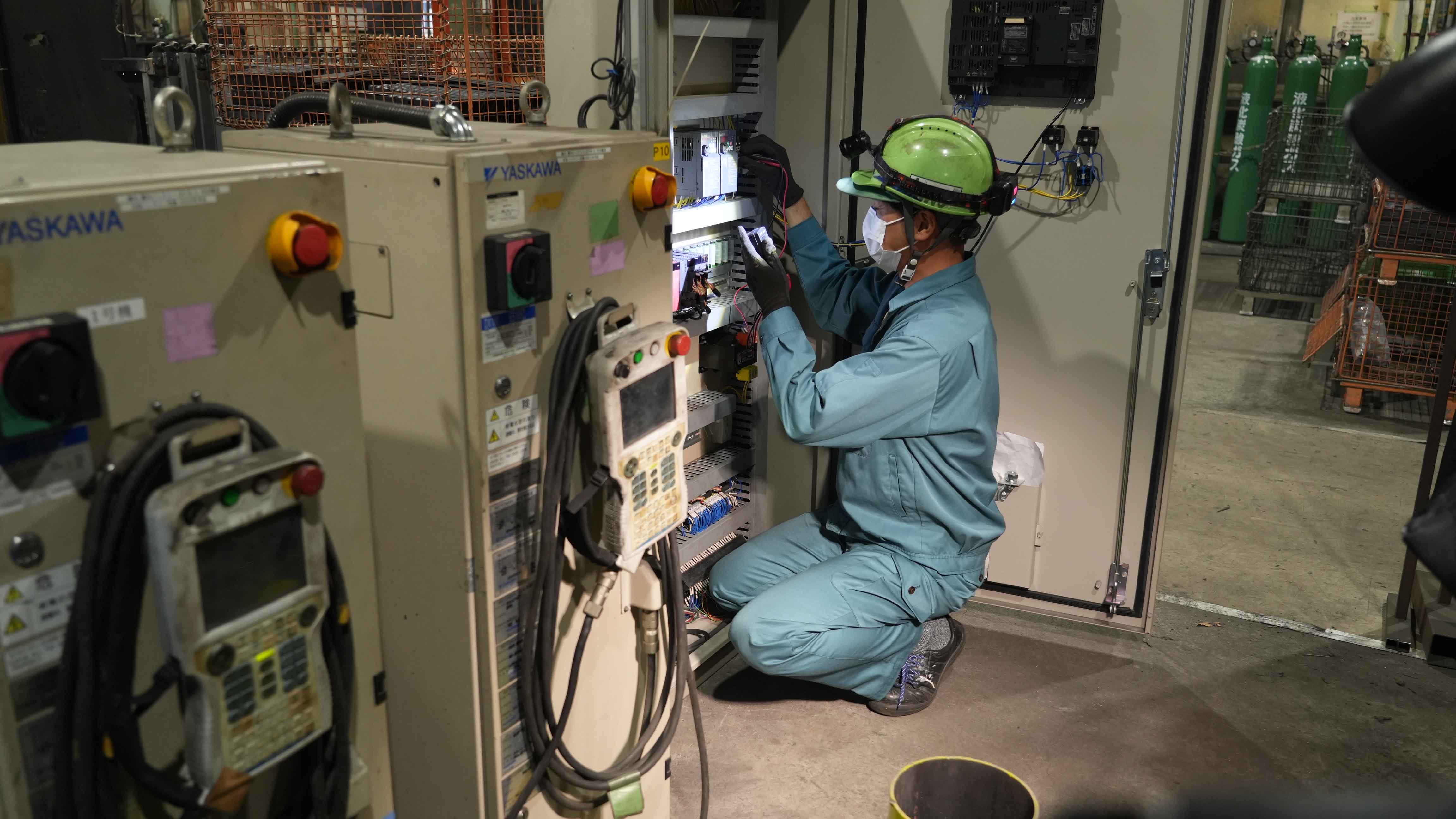 フォークリフト作業風景